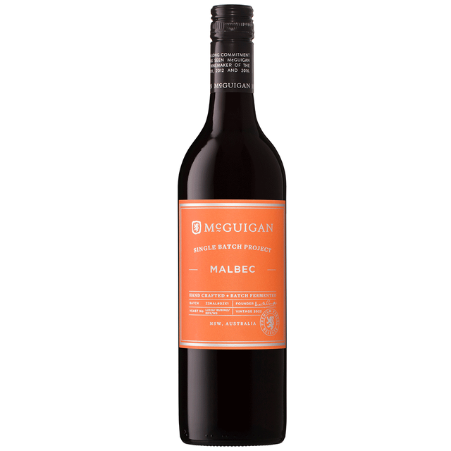 750 ml bottle McGuigan Single Batch Malbec image number null